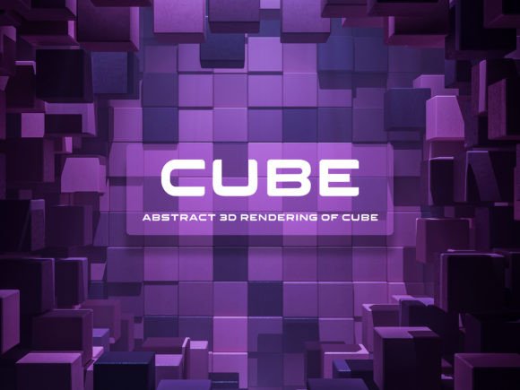 3D Cube Abstract Background: Integrating High-Quality 3D Assets into Professional Workflows
