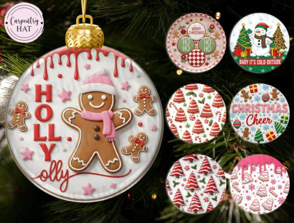 3D Gingerbread Man Ornament PNG: The Sweetest Upgrade for Your Holiday Crafts