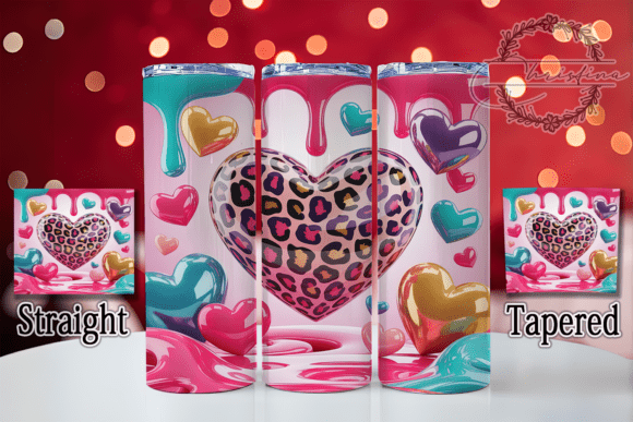 3D Inflated Heart Valentine Tumbler: Elevating Your Drinkware Projects
