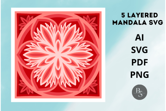 3D Layered Mandala SVG: The Ultimate Cut File for Creatives