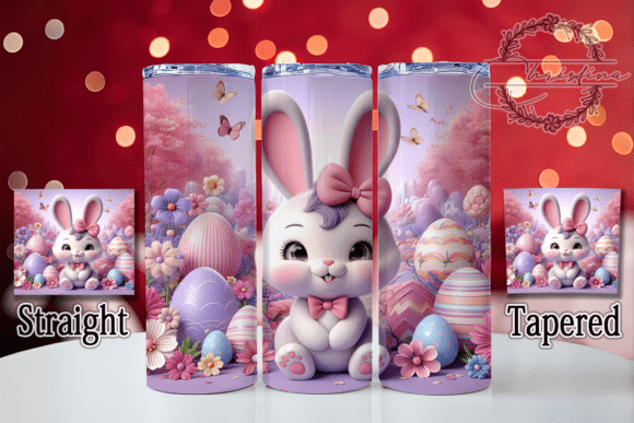 3D Puffy Easter Bunny Tumbler Guide