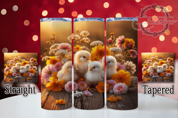 3D Realistic Easter Chick Tumbler: Bringing Spring Charm to Your Drinkware