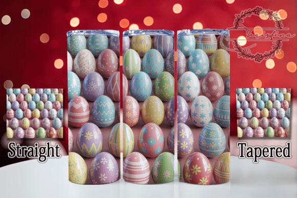 3D Seamless Easter Egg Tumbler: Elevating Drinkware Design for the Modern Creator