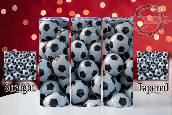 Transforming Your Drinkware: The Art and Utility of 3D Soccer Ball Tumbler Wraps