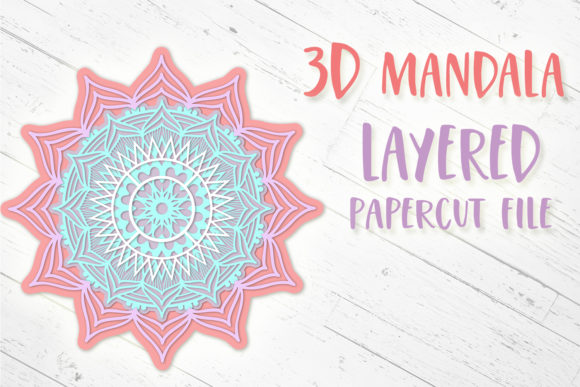 Unveiling the Artistry of a 3D Mandala 3D Papercut Mandala
